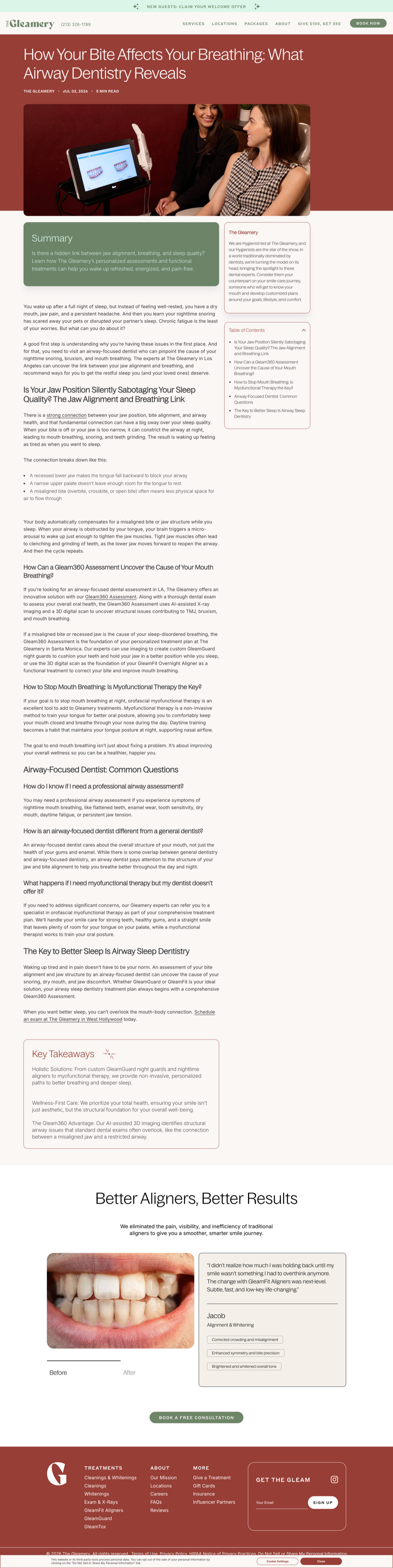 The Gleamery — airway dentistry blog article